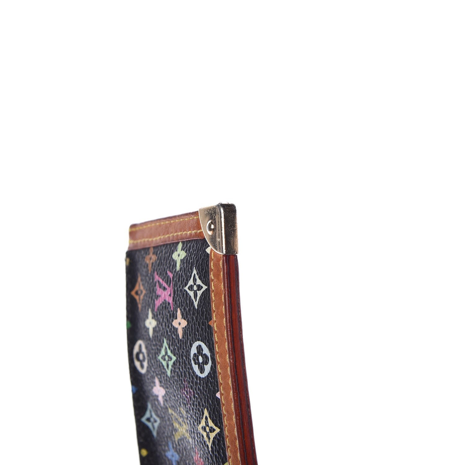 Louis Vuitton Monogram Multicolor Key Pouch Black 9 of 13