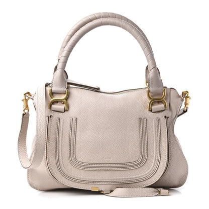 Chloe Calfskin Medium Marcie Satchel Abstract White 1 of 10
