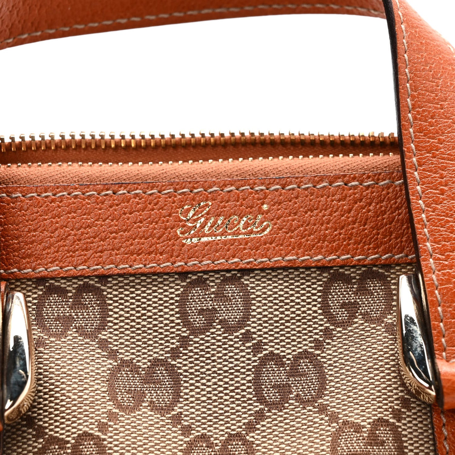 Monogram Small Abbey Tote Orange