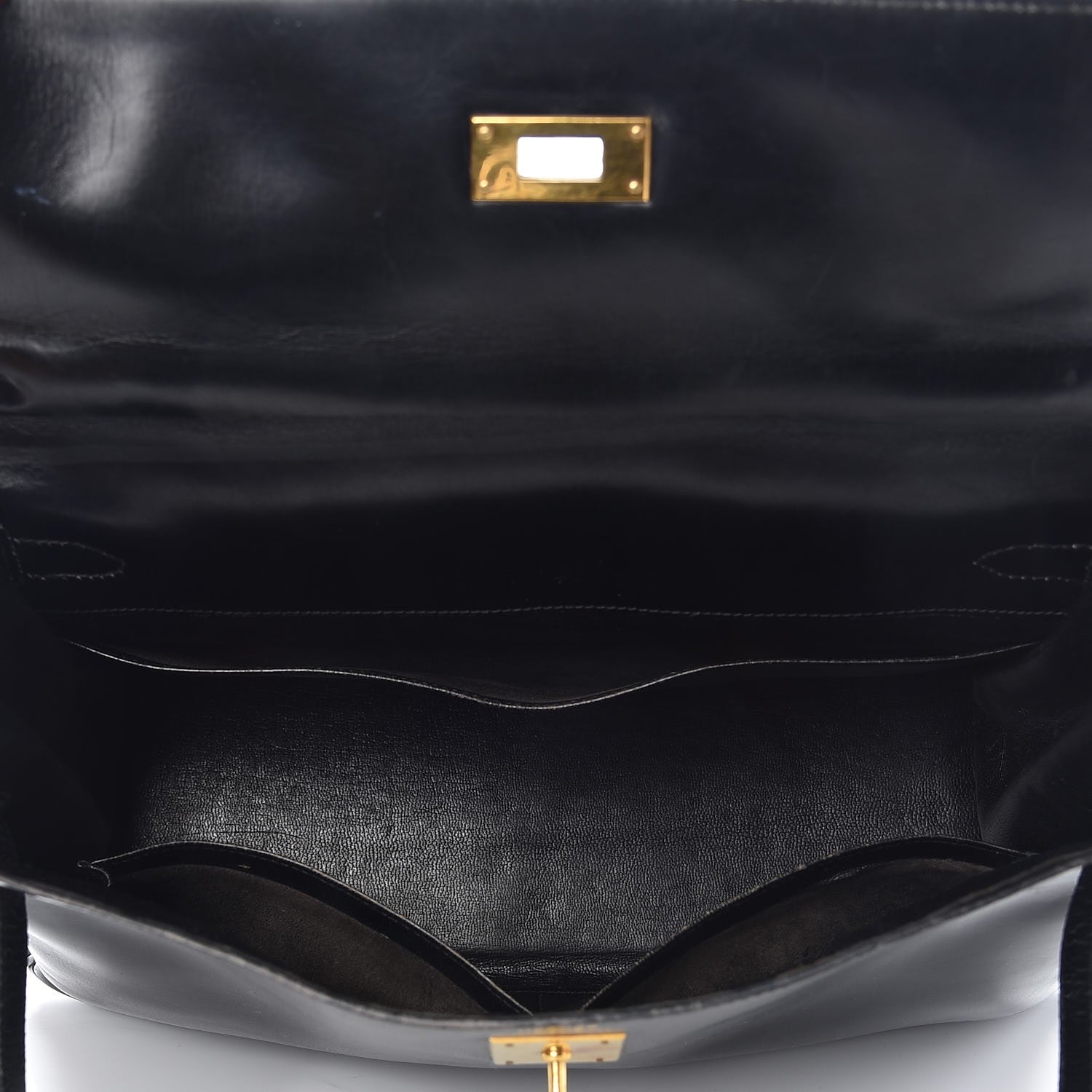 Hermes Box Kelly Retourne 32 Black 8 of 36