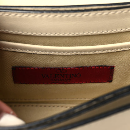 Valentino Garavani Vitello Rockstud Flap Crossbody Bag Light Ivory 6 of 8