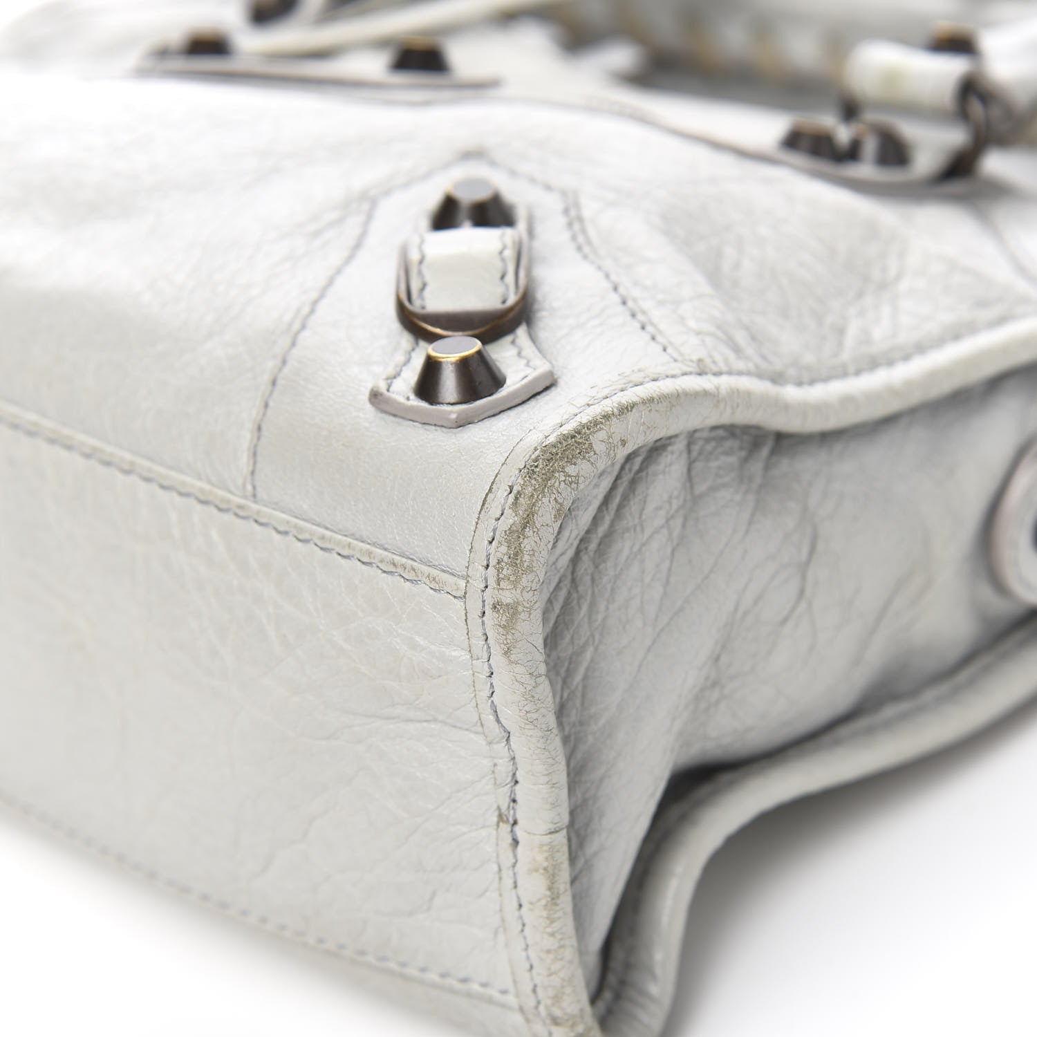Balenciaga Agneau Classic Hardware Mini City Gris Glace 12 of 15
