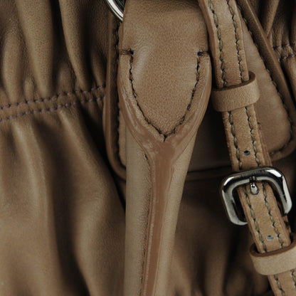 Prada Nappa Gaufre Double Zip Tote Argilla 13 of 15