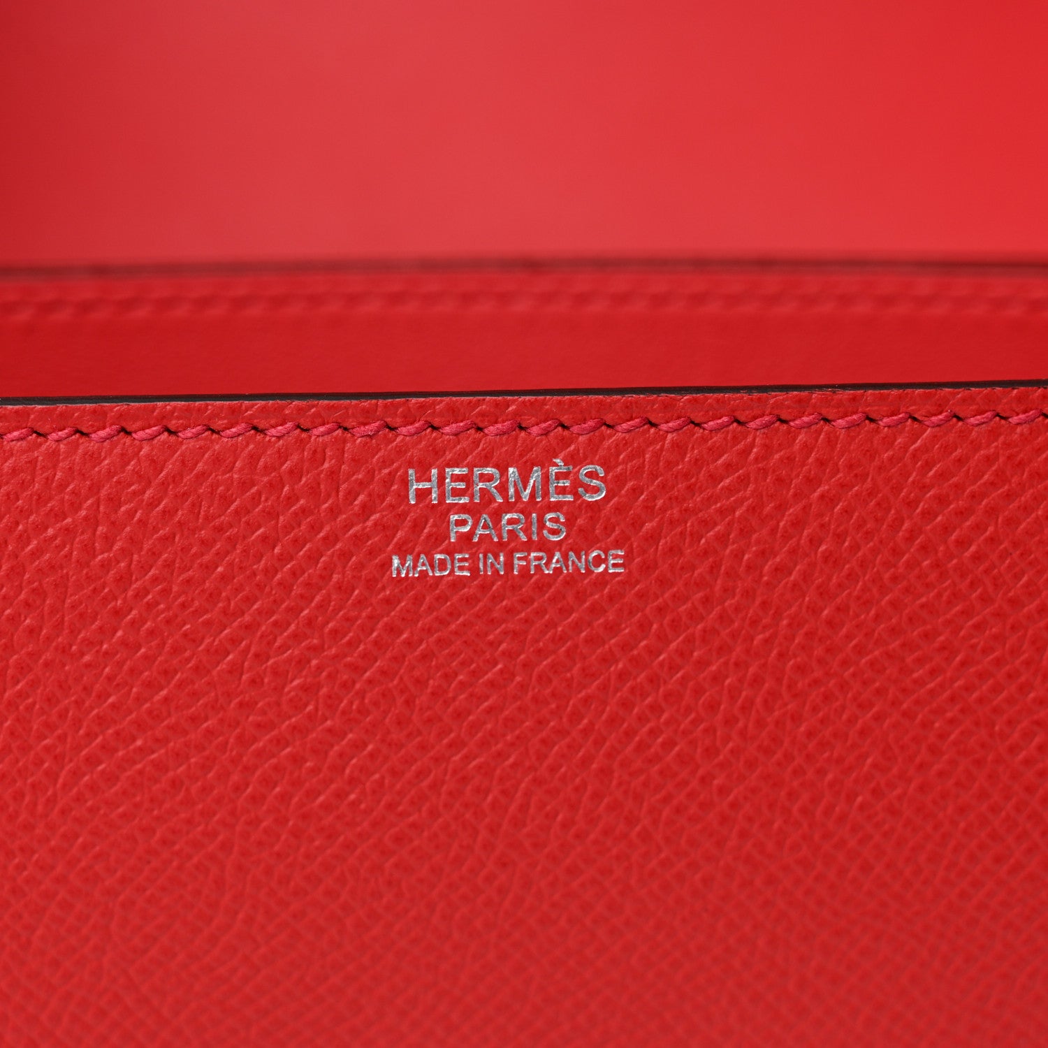 Hermes Epsom Mosaique Au 24-21 Rouge de Coeur 6 of 13