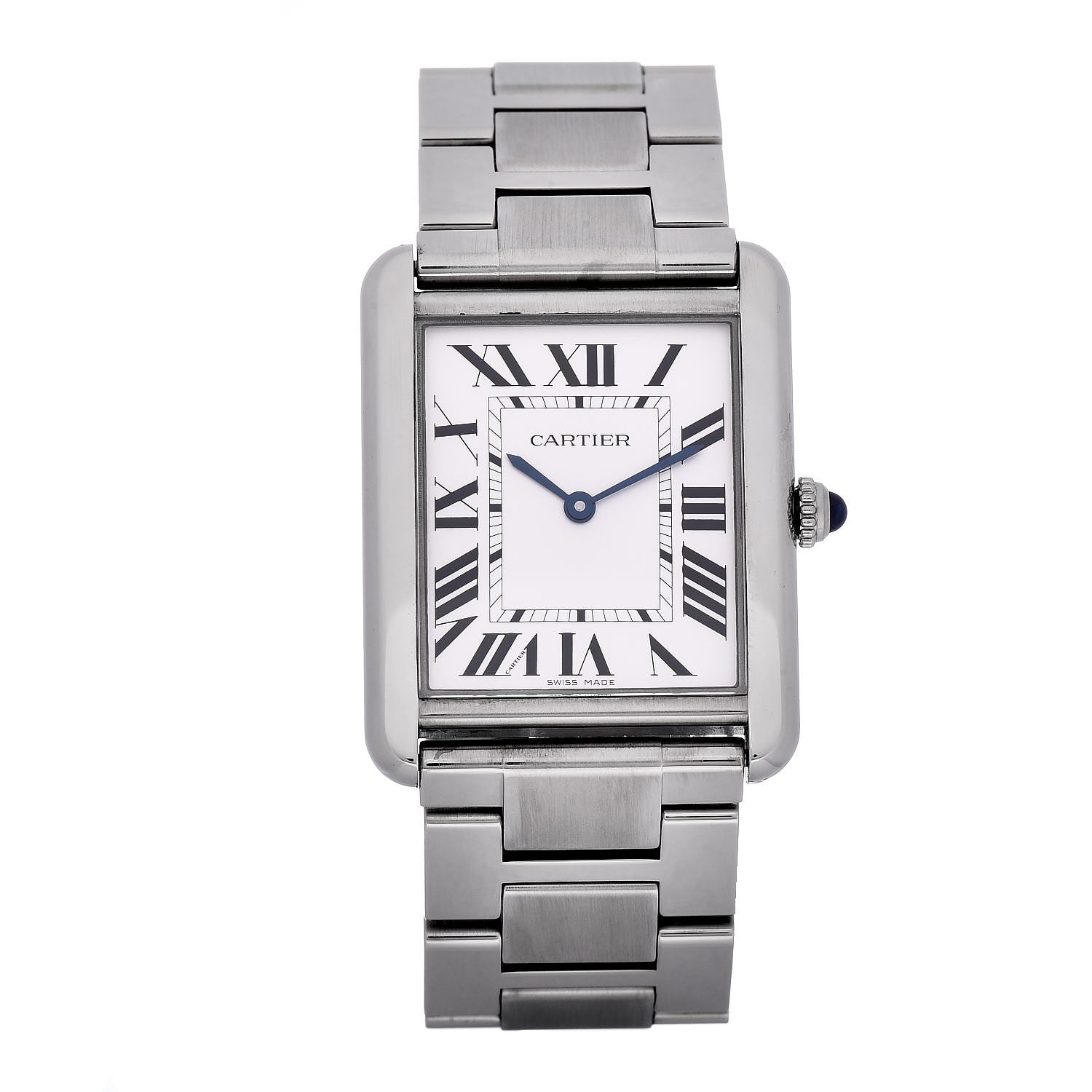 Cartier Stainless Steel 27mm Tank Solo Quartz Watch 1 of 6