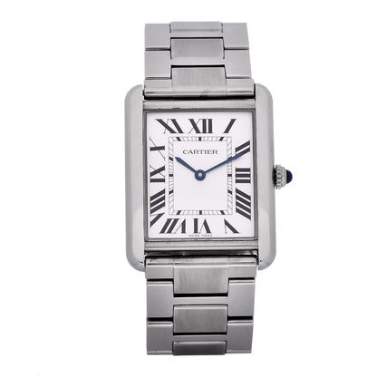 Cartier Stainless Steel 27mm Tank Solo Quartz Watch 1 of 6