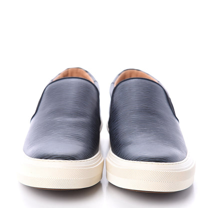 Louis Vuitton Epi Slip On Sneakers 10 Navy 2 of 7