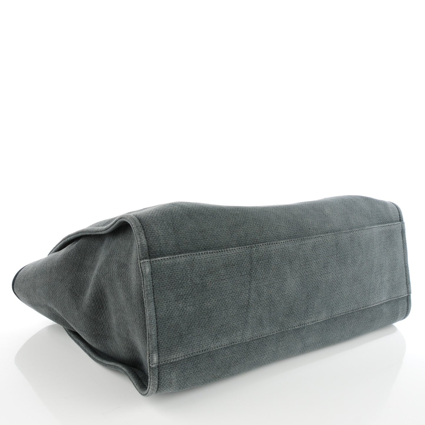 Canvas Extra Large Deauville Tote Dark Grey