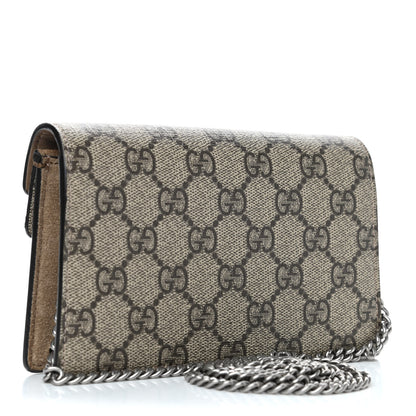 Gucci GG Supreme Monogram Super Mini Dionysus Shoulder Bag Taupe 2 of 6