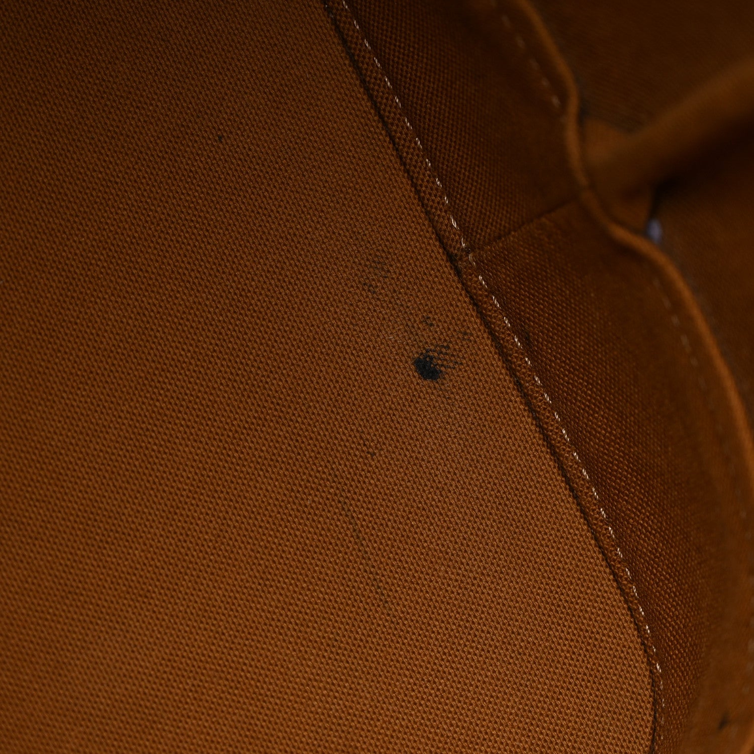 Celine Triomphe Canvas Calfskin Medium Bucket Bag Tan 11 of 14