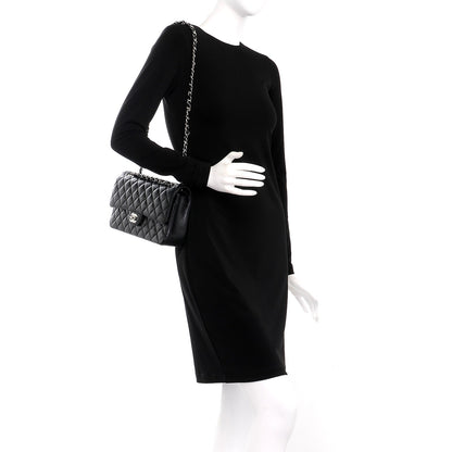 Chanel Caviar Quilted Medium Double Flap Black 2 of 9