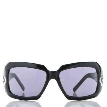 Bulgari Crystal 861-B Sunglasses Black 2 of 7
