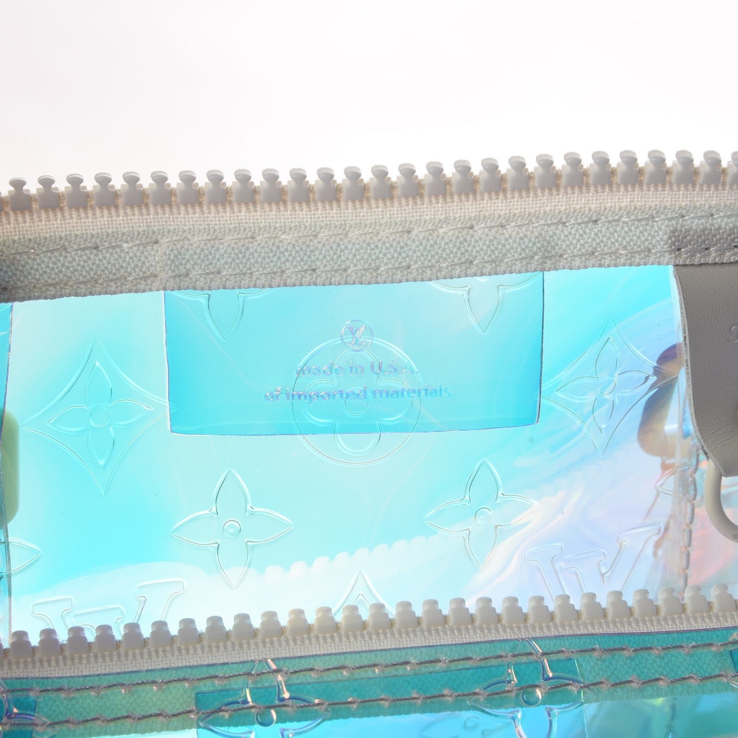 PVC Monogram Keepall Bandouliere 50 Iridescent Prism