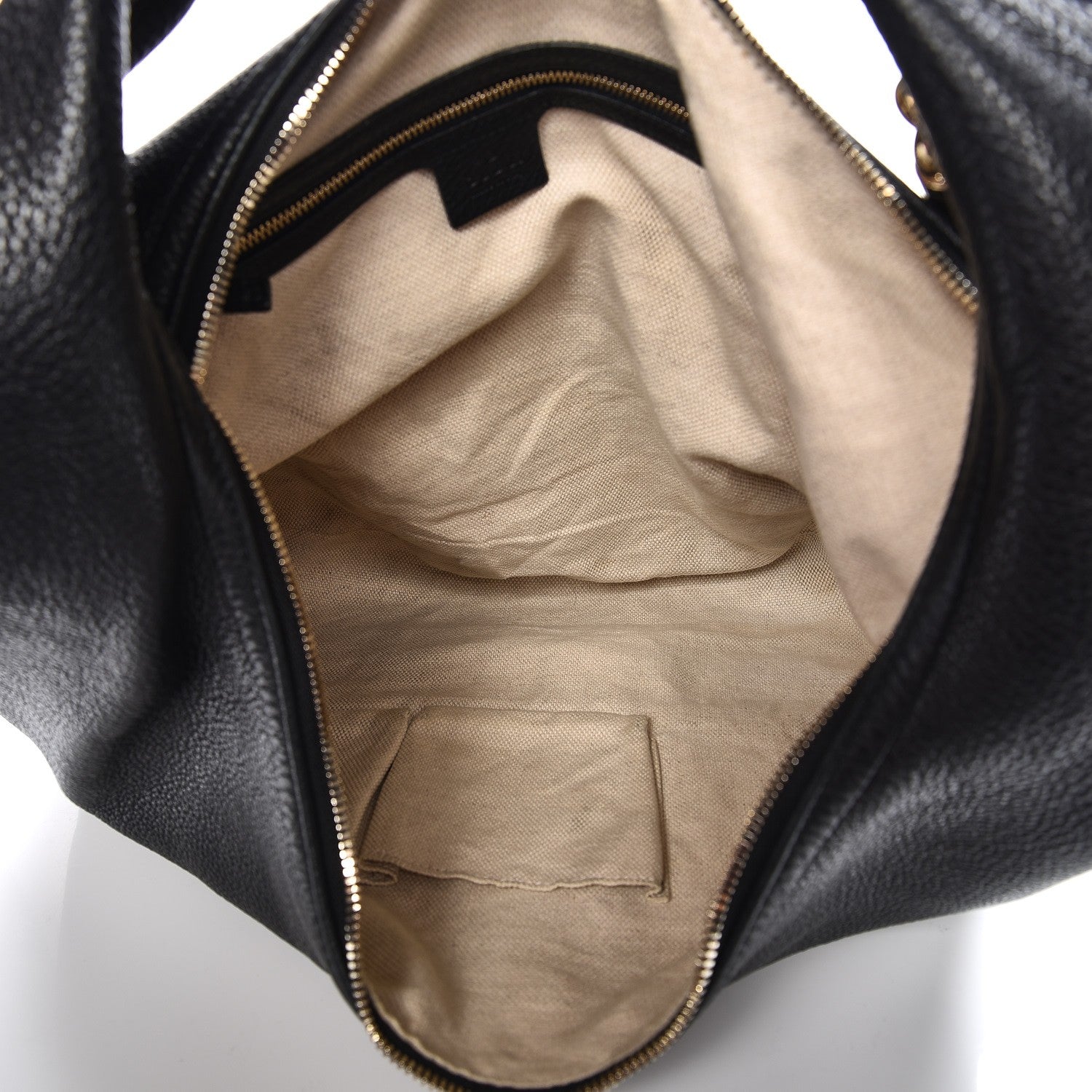 Gucci Pebbled Calfskin Large Soho Hobo Black 5 of 9