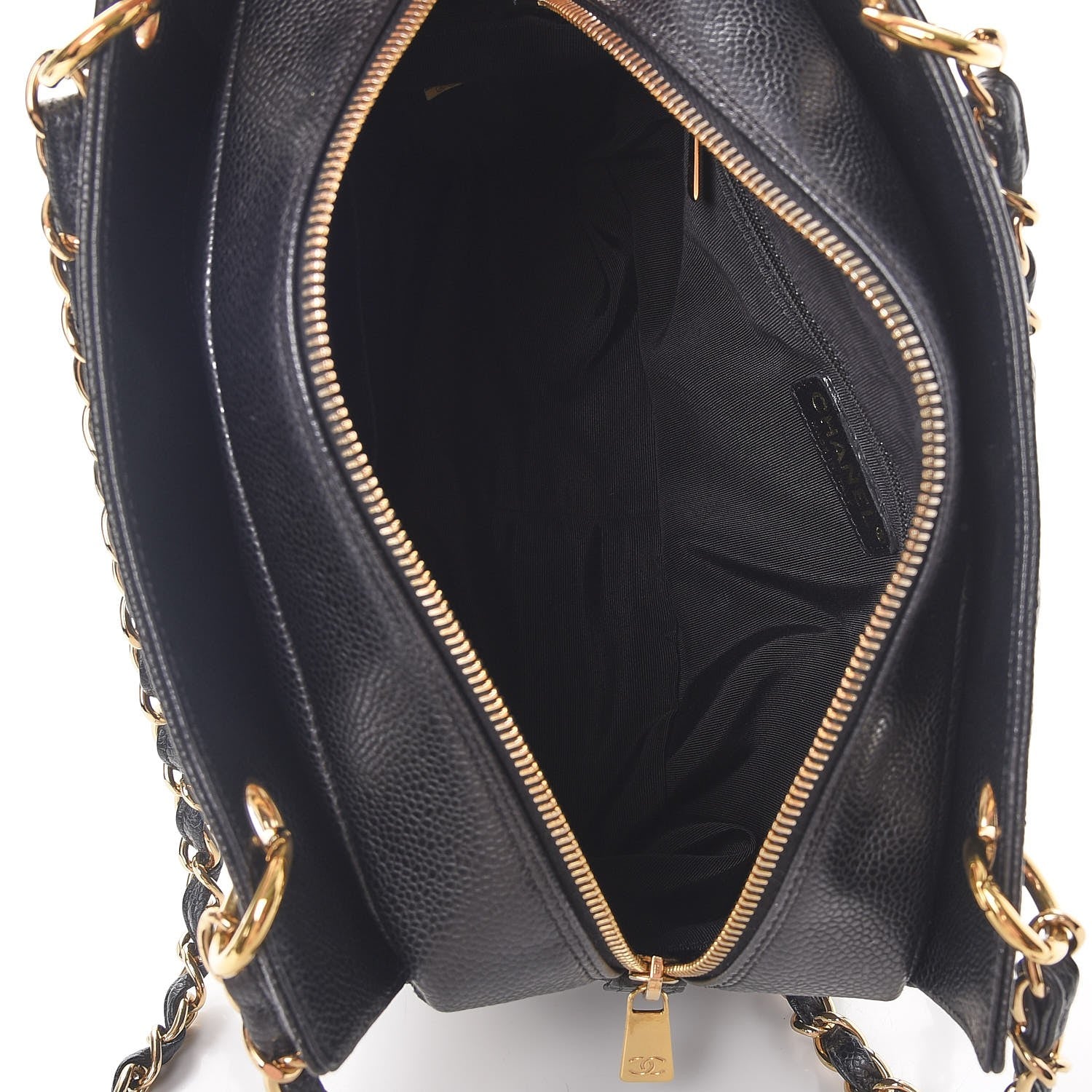 Chanel Caviar Quilted Petit Timeless Tote PTT Black 6 of 9