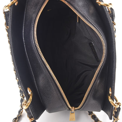 Chanel Caviar Quilted Petit Timeless Tote PTT Black 6 of 9