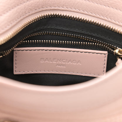 Balenciaga Chevre Gold Metallic Edge Hardware Mini City Rose Aubepine Bois de Rose 6 of 9