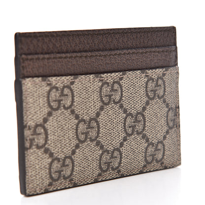 Gucci GG Supreme Monogram Ophidia Card Holder Brown 3 of 7