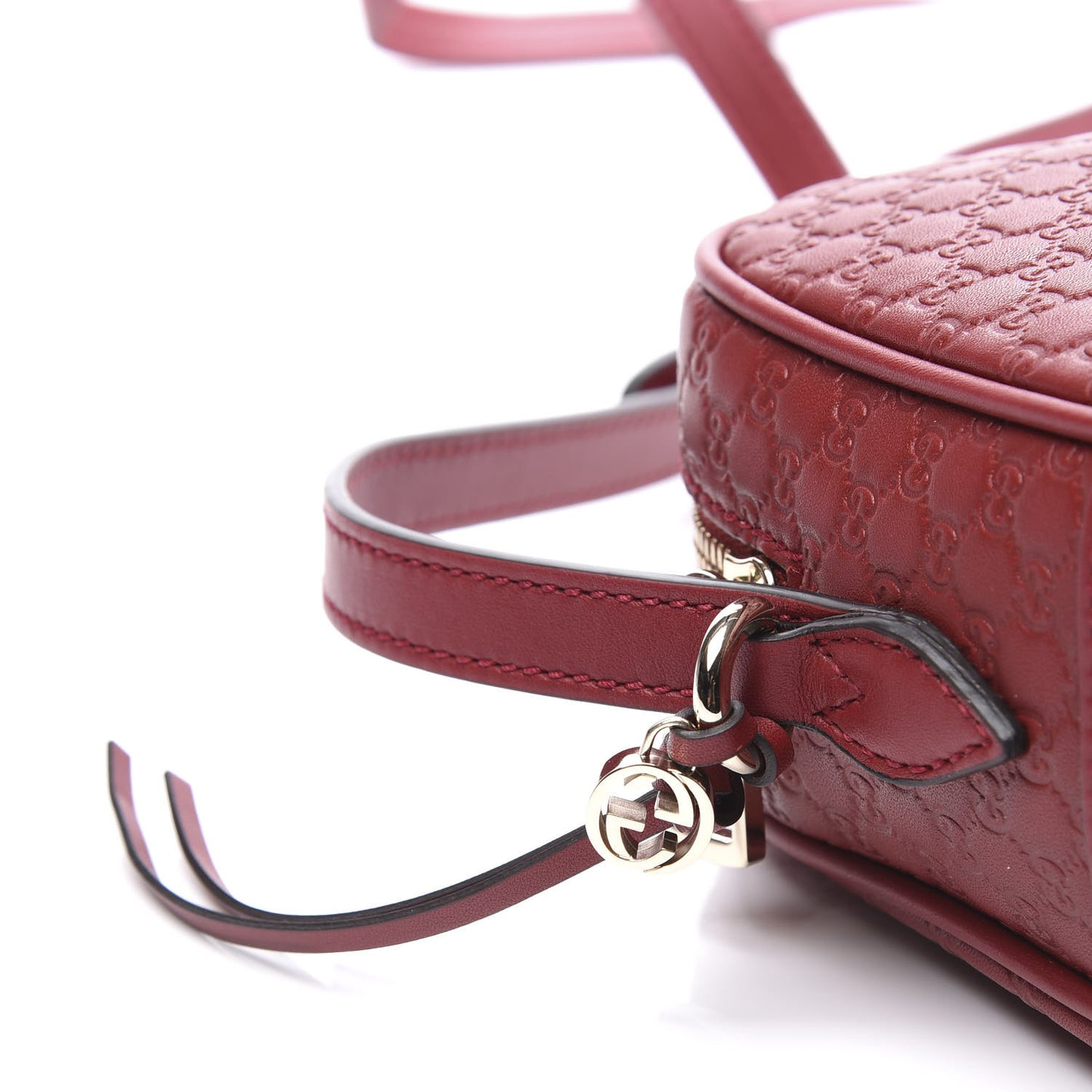 Microguccissima Mini Bree Messenger Bag Red
