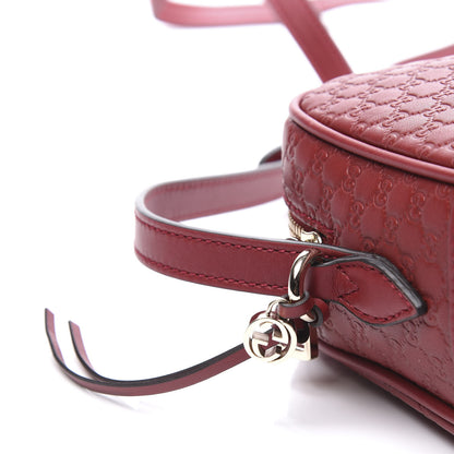 Gucci Microguccissima Mini Bree Messenger Bag Red 10 of 11