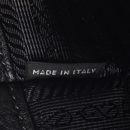 Prada Vitello Daino Tote Nero Black 7 of 8