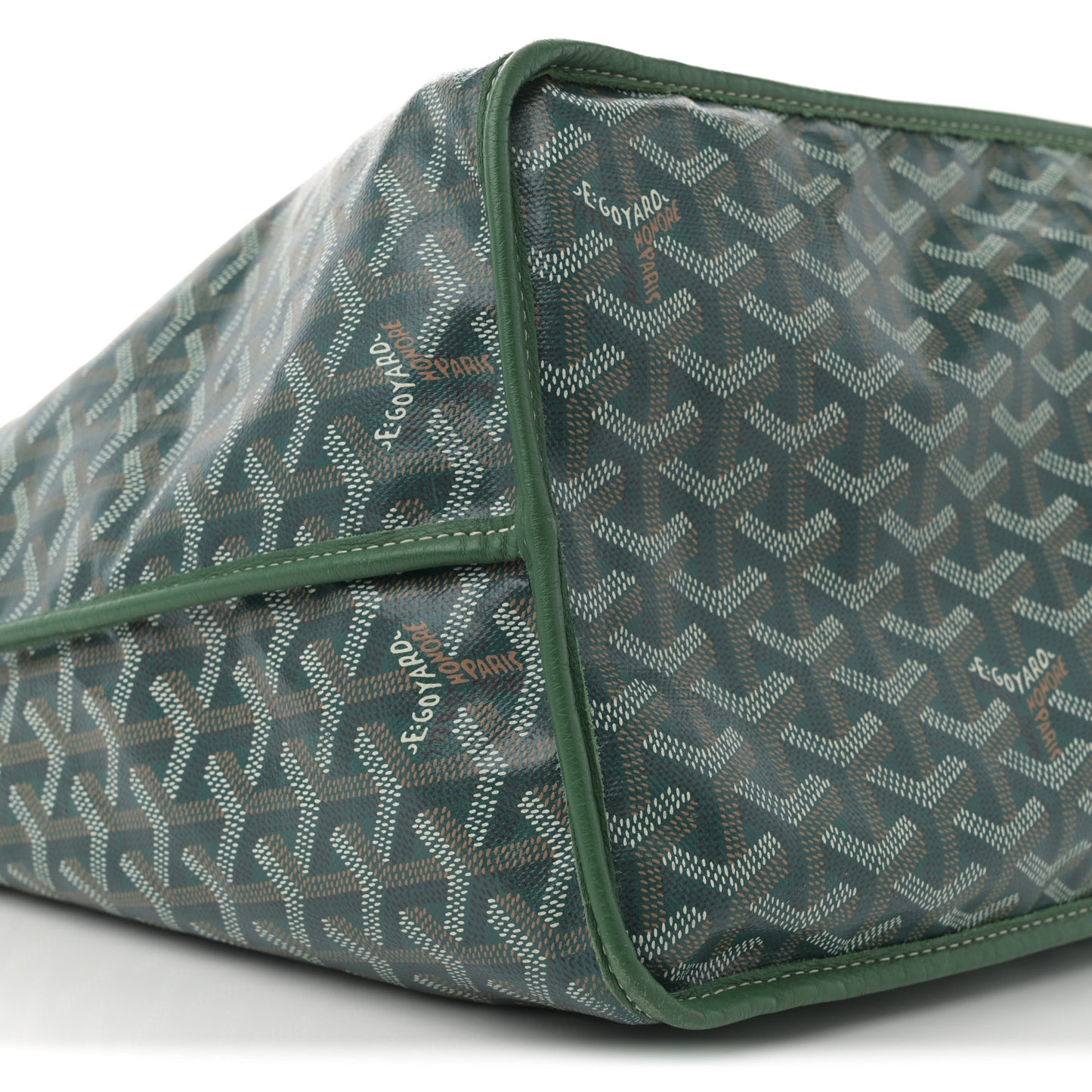 Goyardine Reversible Anjou GM Green