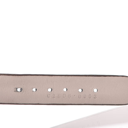 Chopard 18K Rose Gold Calfskin 7 Diamond 32mm Happy Diamonds Quartz Watch 9 of 13