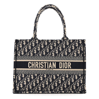 Christian Dior Oblique Medium Book Tote Blue Multicolor 1 of 11