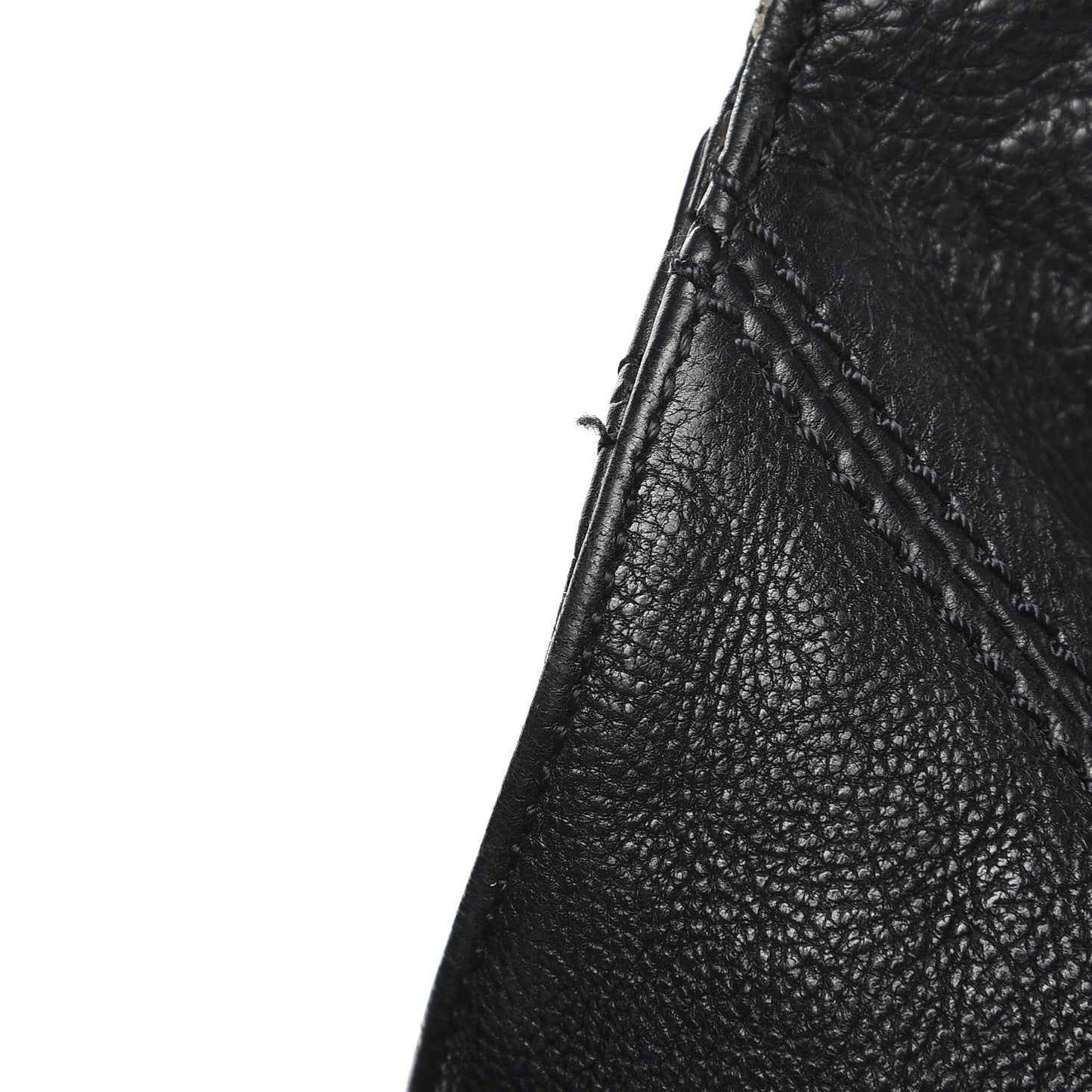 Distressed Caviar XL Coco Cabas Black