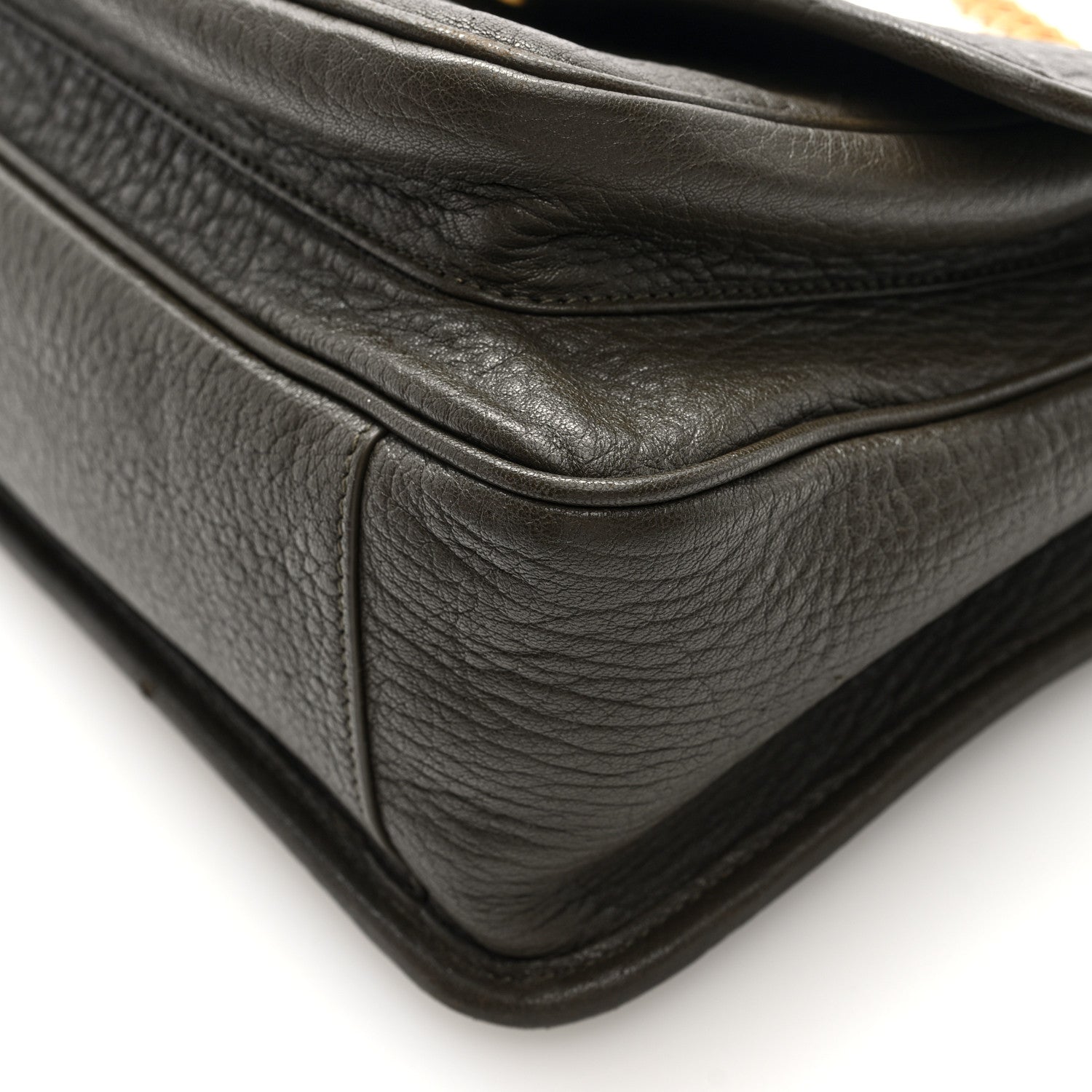 Saint Laurent Grained Lambskin Monogram Medium Niki Chain Satchel Light Musk 7 of 7