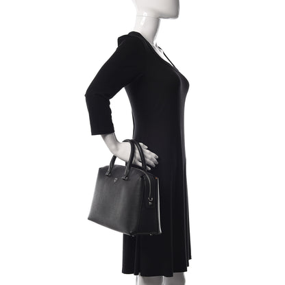 MCM Grained Calfskin Medium Ella Boston Black 2 of 11