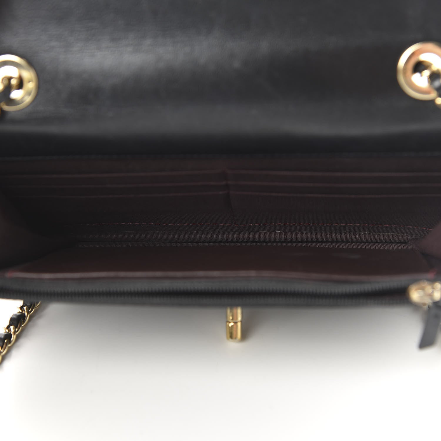 Chanel Lambskin Quilted Trendy CC Wallet On Chain WOC Black 5 of 11