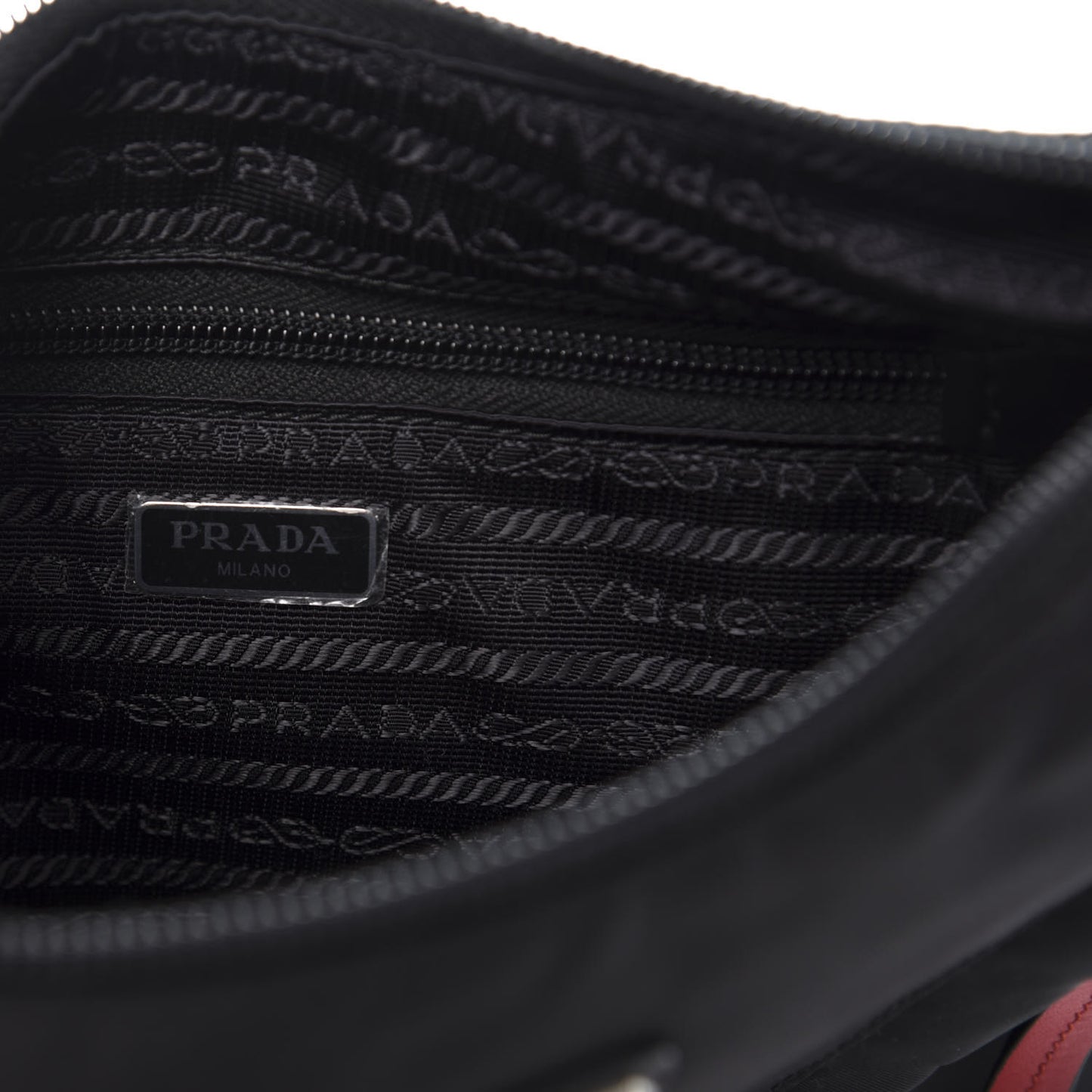 Tessuto Nylon Studded New Vela Hobo Black Fuoco