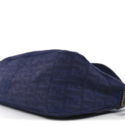 Fendi Zucchino Baguette Blue 17 of 19