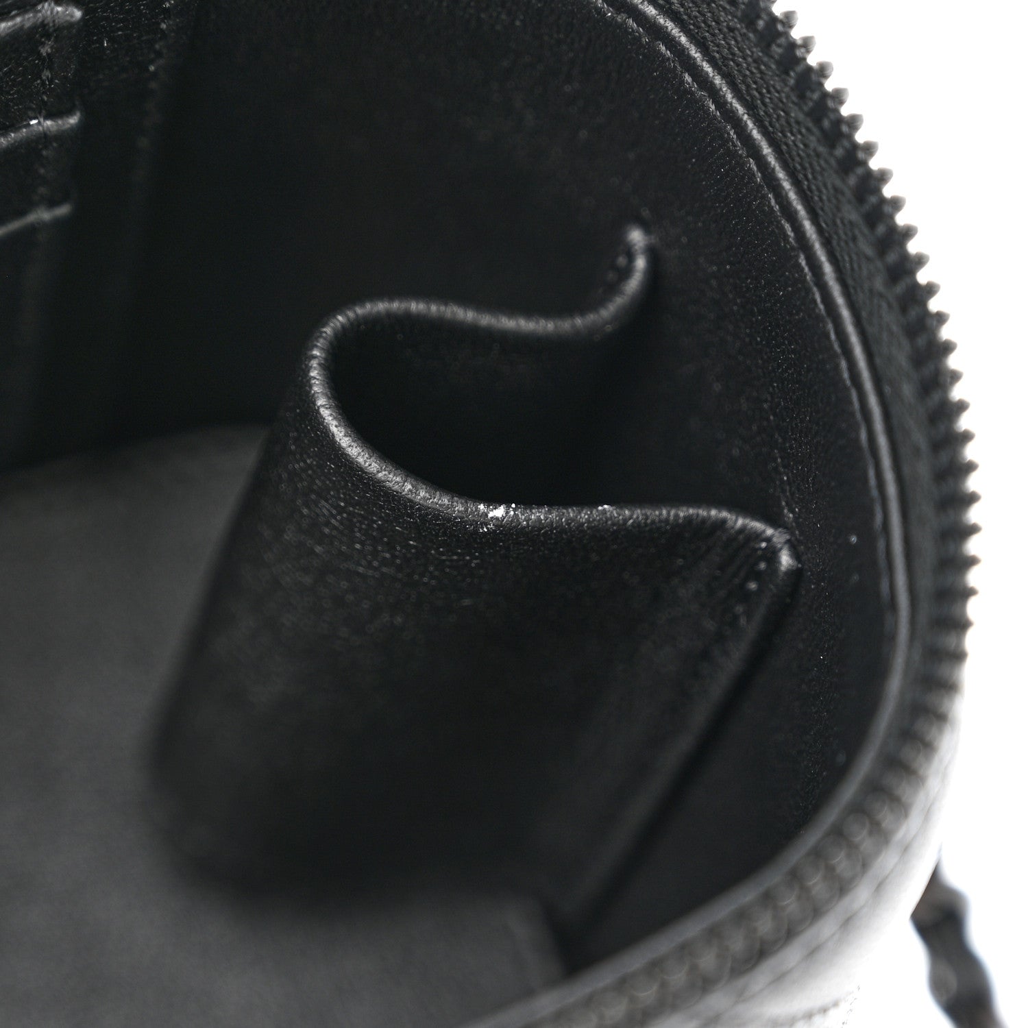 Chanel Lambskin Quilted Small Top Handle Vanity Case With Chain So Black 12 of 13