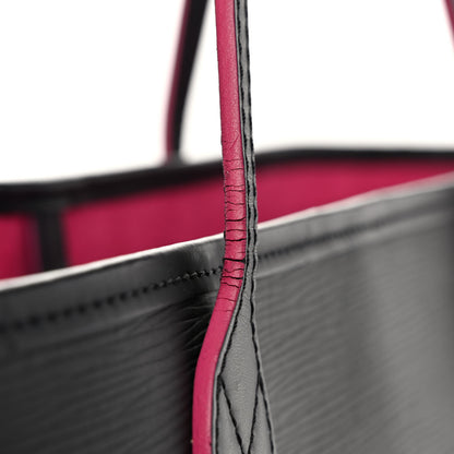 Louis Vuitton Epi Neverfull MM Black Hot Pink 12 of 12