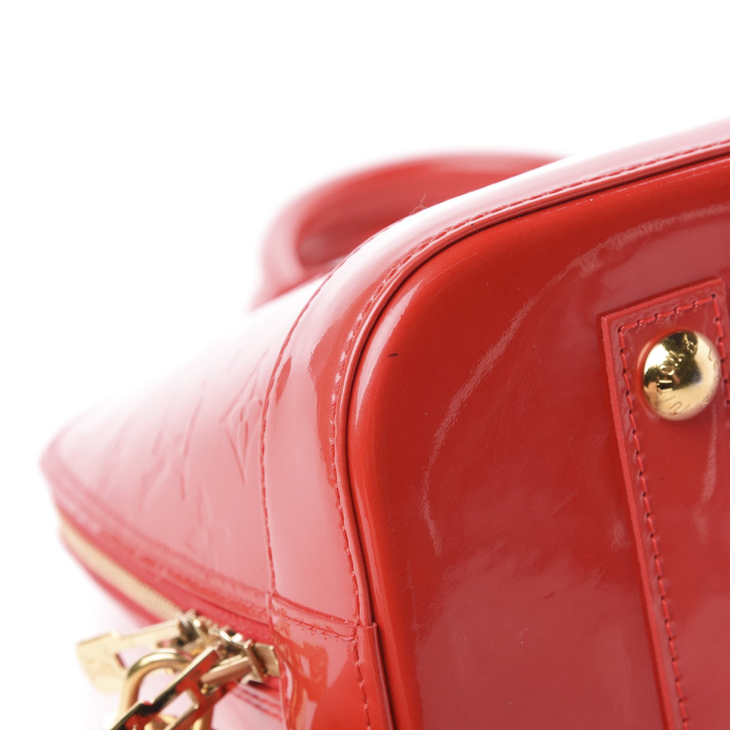 Louis Vuitton Vernis Alma PM Rouge Grenadine 12 of 13