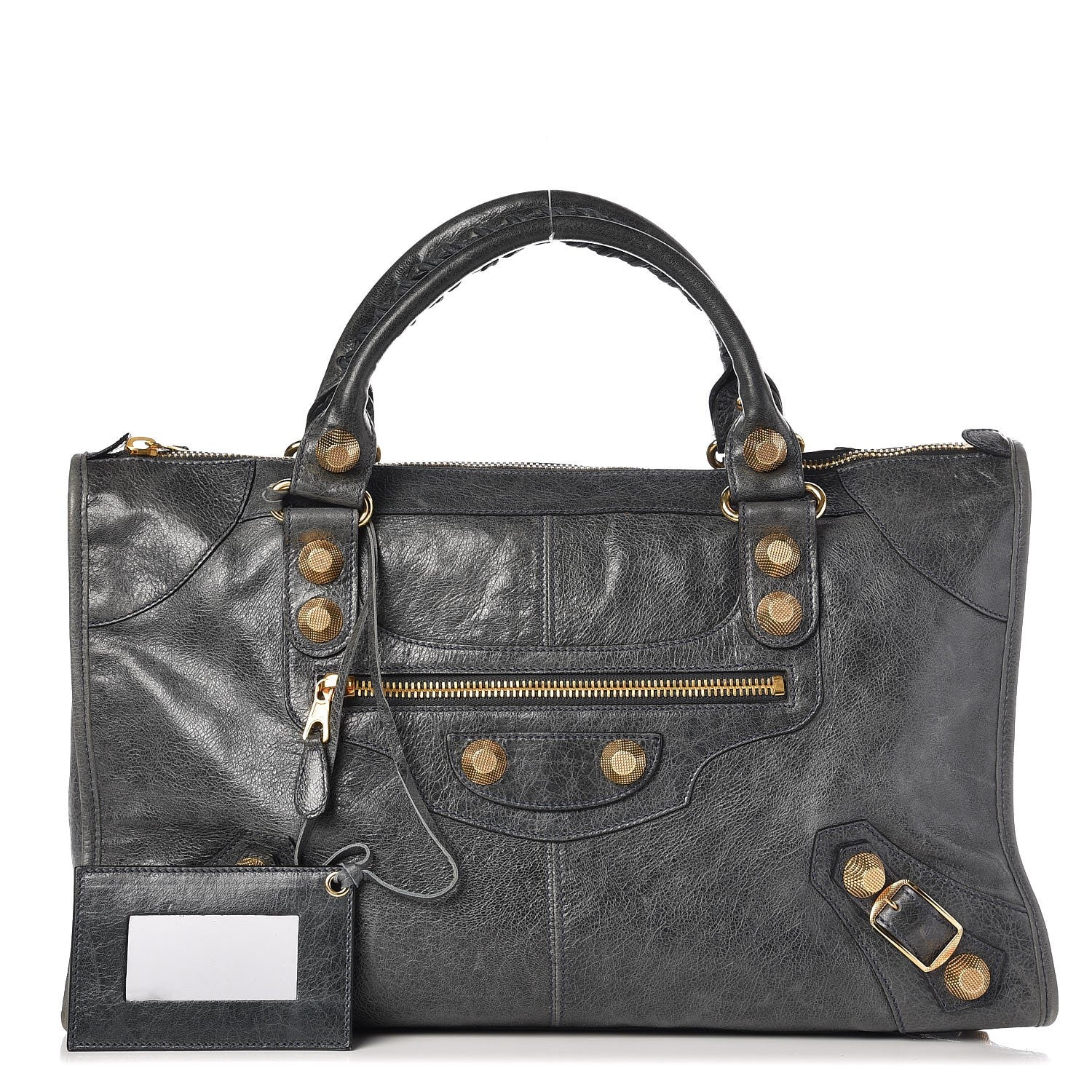 Balenciaga Agneau Giant 21 Gold Hardware Work Anthracite 1 of 9