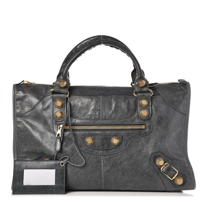 Balenciaga Agneau Giant 21 Gold Hardware Work Anthracite 1 of 9