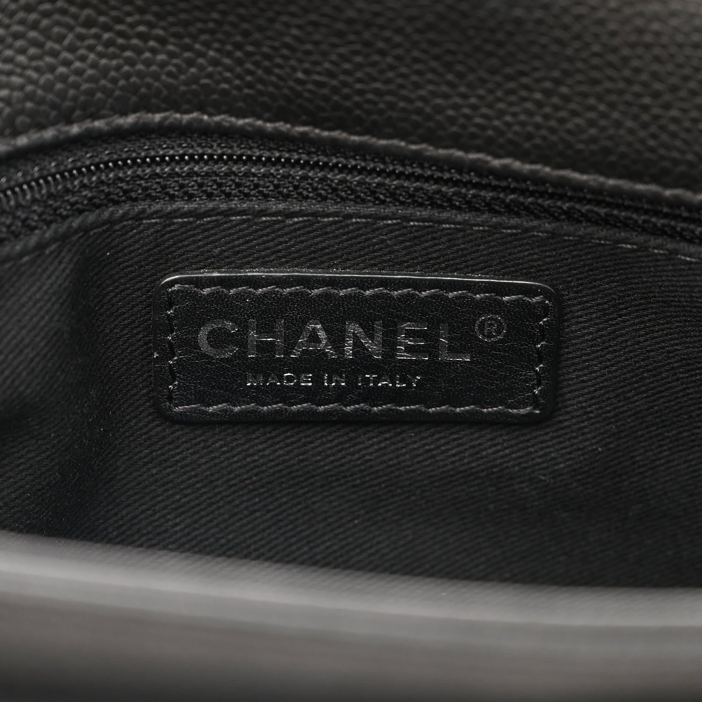 Caviar Quilted Large Now and Forever Flap Black