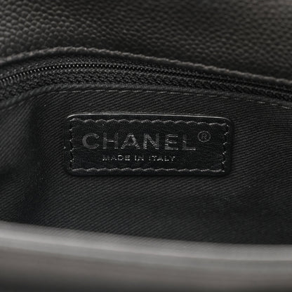 Chanel Caviar Quilted Large Now and Forever Flap Black 6 of 11