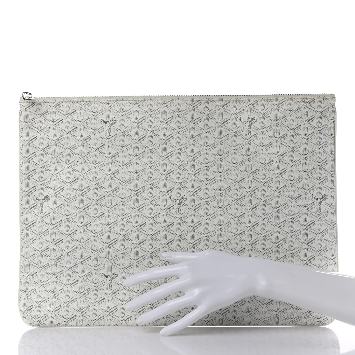 Goyardine Senat Pochette GM White