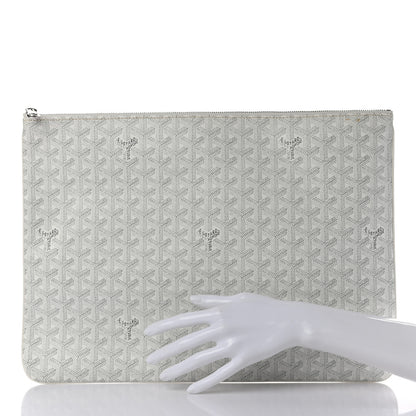 Goyard Goyardine Senat Pochette GM White 2 of 7