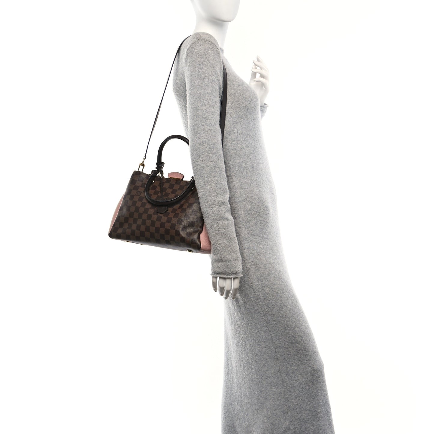 Damier Ebene Cuir Taurillon Brittany Magnolia