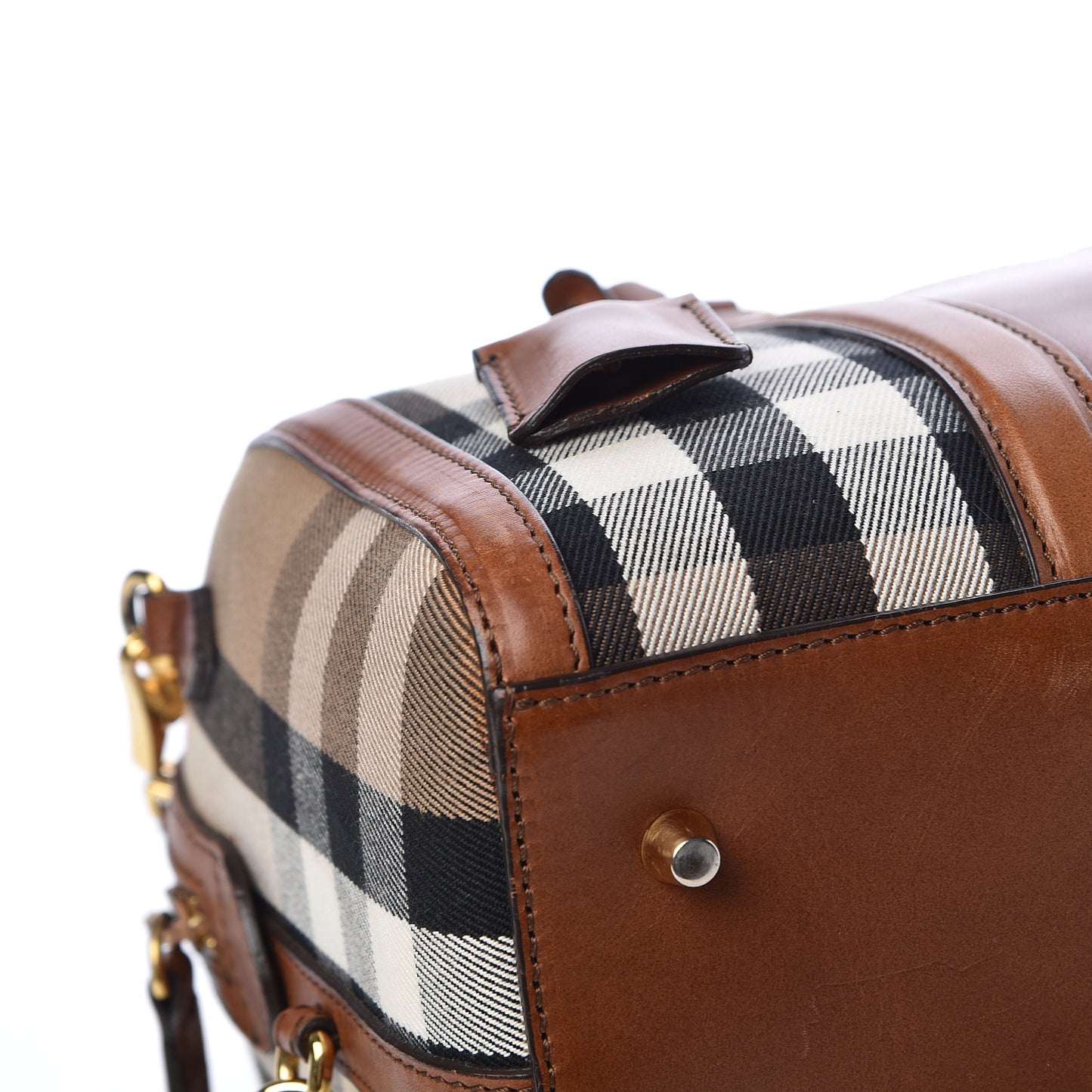 House Check Medium Alchester Bowling Bag Tan