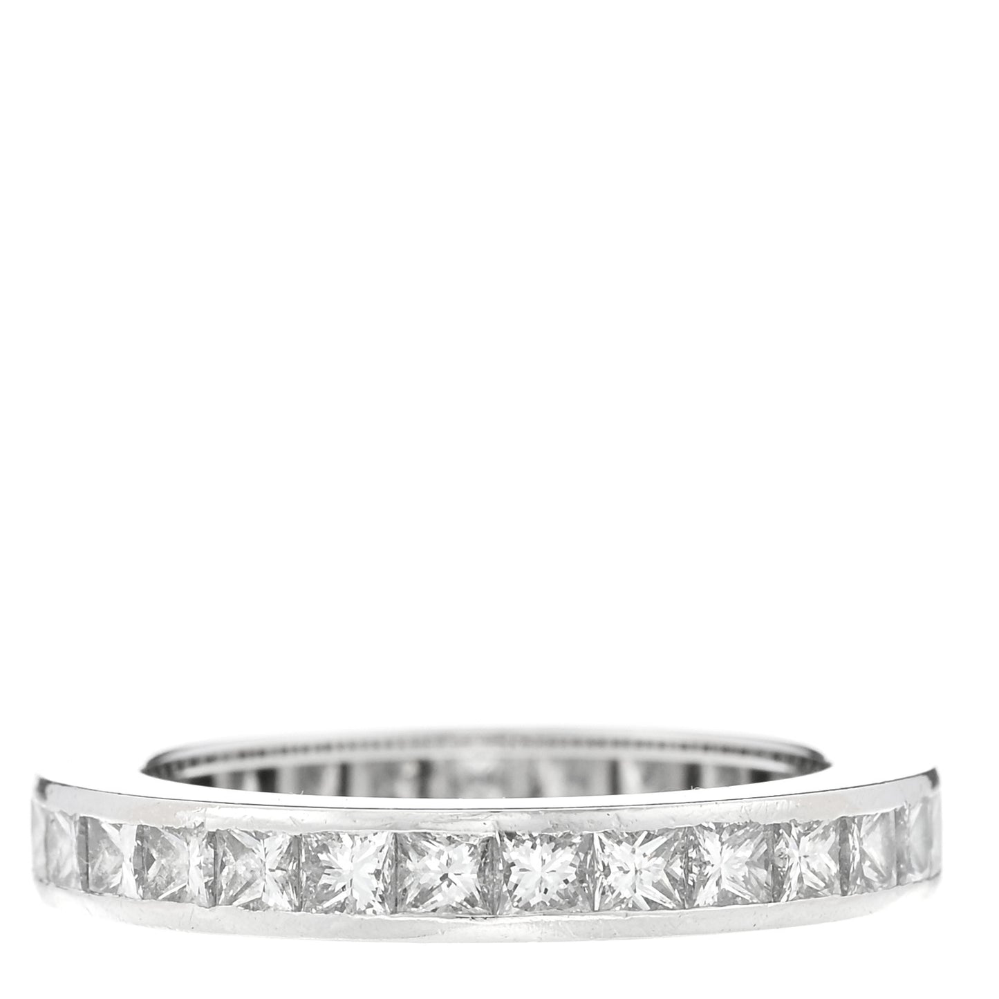 Platinum Diamond 1.80ct Eternity Ring 48 4.5