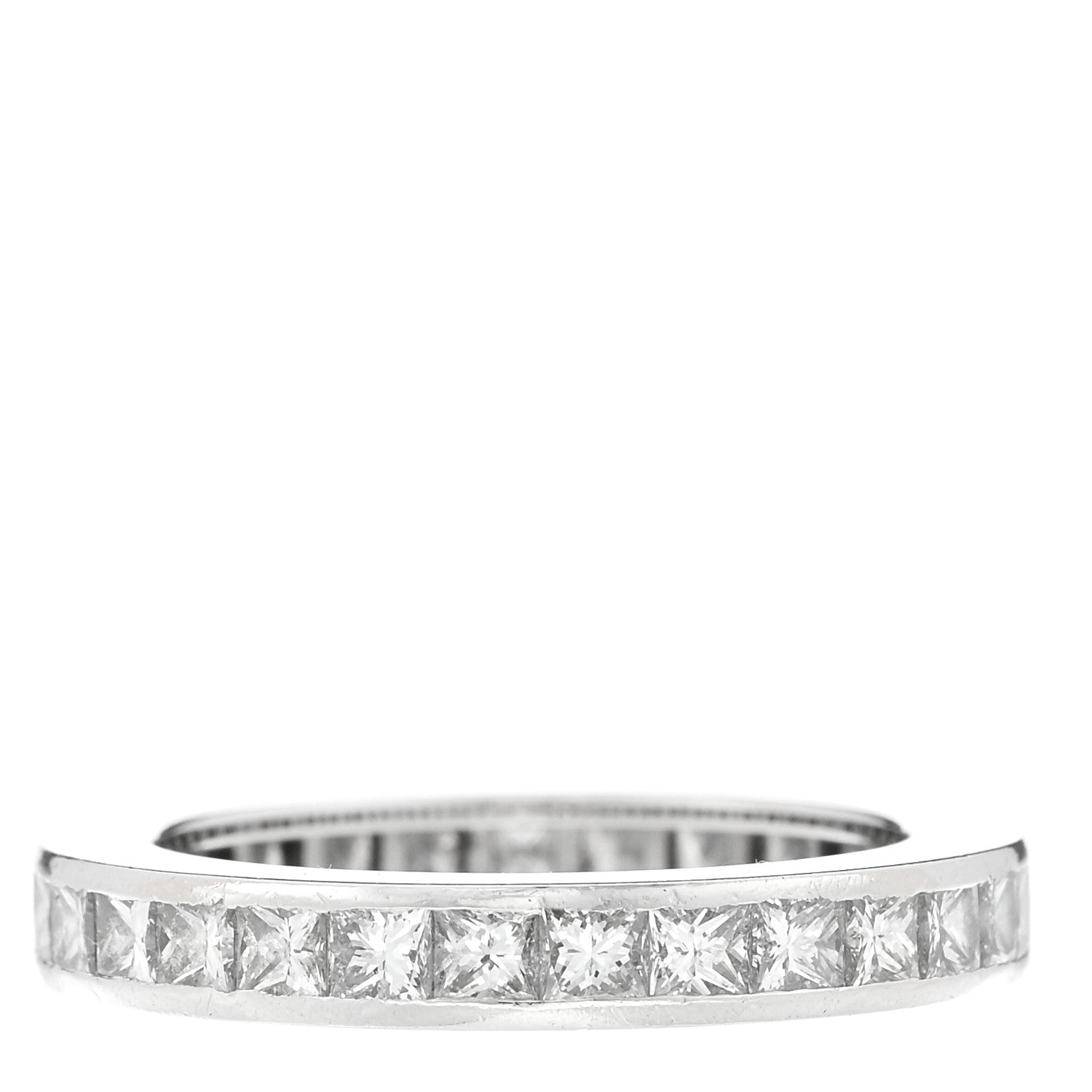 Cartier Platinum Diamond 1.80ct Eternity Ring 48 4.5 1 of 5