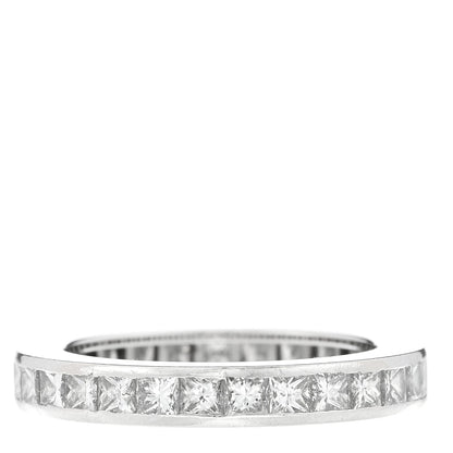 Cartier Platinum Diamond 1.80ct Eternity Ring 48 4.5 1 of 5