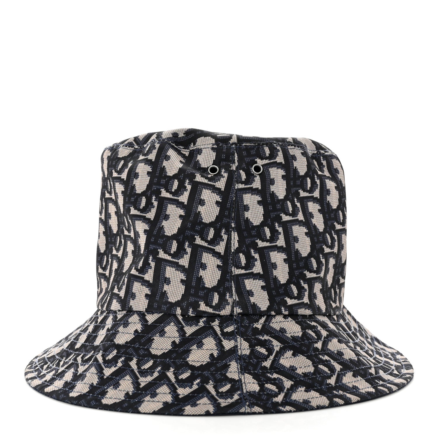 Christian Dior Oblique Reversible Teddy-D Brim Bucket Hat Blue 5 of 7