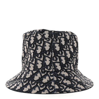 Christian Dior Oblique Reversible Teddy-D Brim Bucket Hat Blue 5 of 7